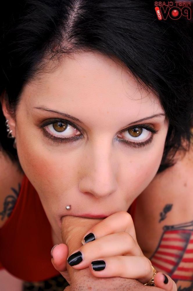 15P Cadence St John gets on her knees and sucks dick