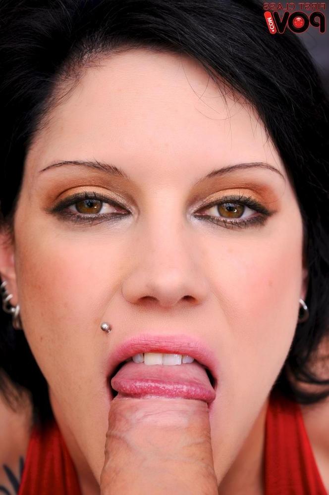 15P Cadence St John gets on her knees and sucks dick