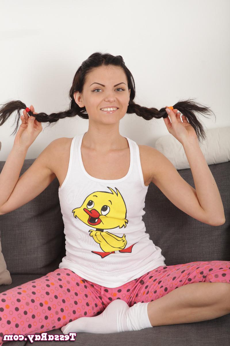 15P Tessa Ray in Sexy Pajamas