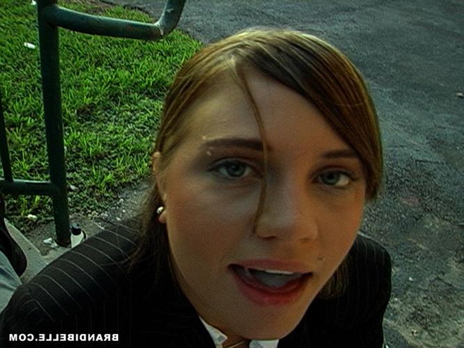 16P Brandi Belle and coworker suck and fuck