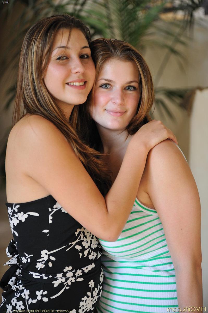 15P Hot young sexy brunette lesbian teen hotties naked