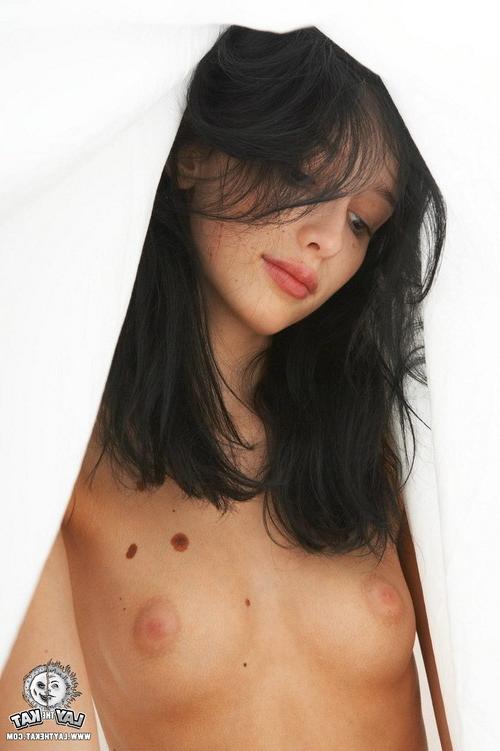 17P Stylish young brunette lady makes a whole erotic condom ad