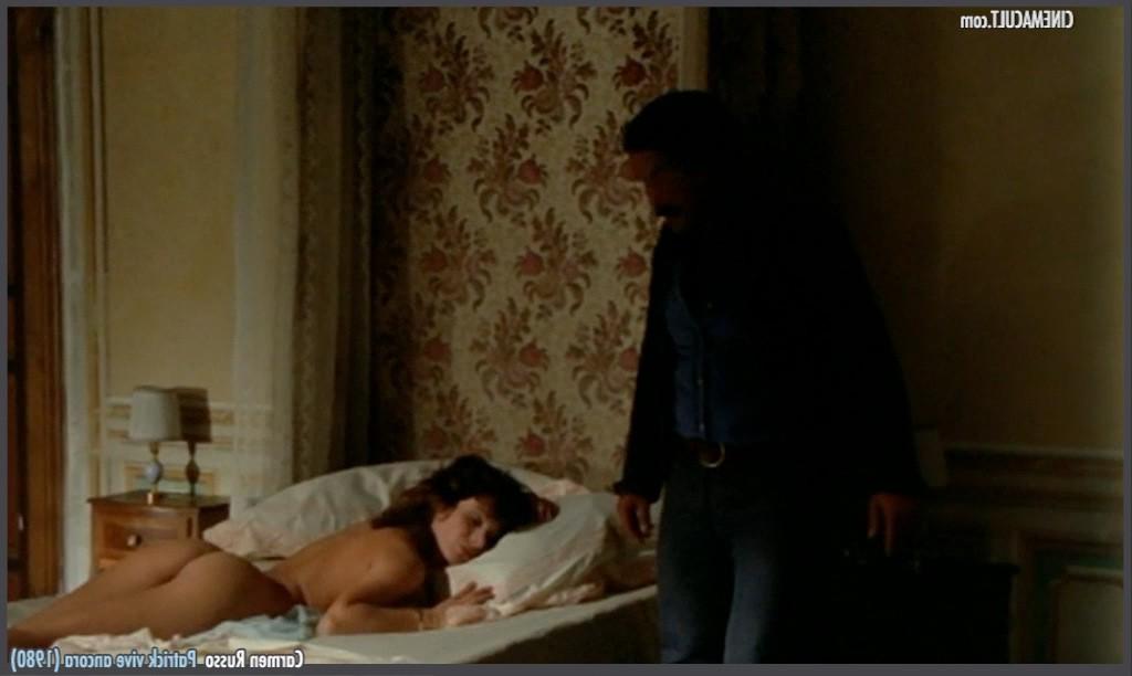 16P Italian busty actress Carmen Russo nude from a vintage movie