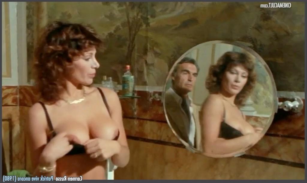 16P Italian busty actress Carmen Russo nude from a vintage movie