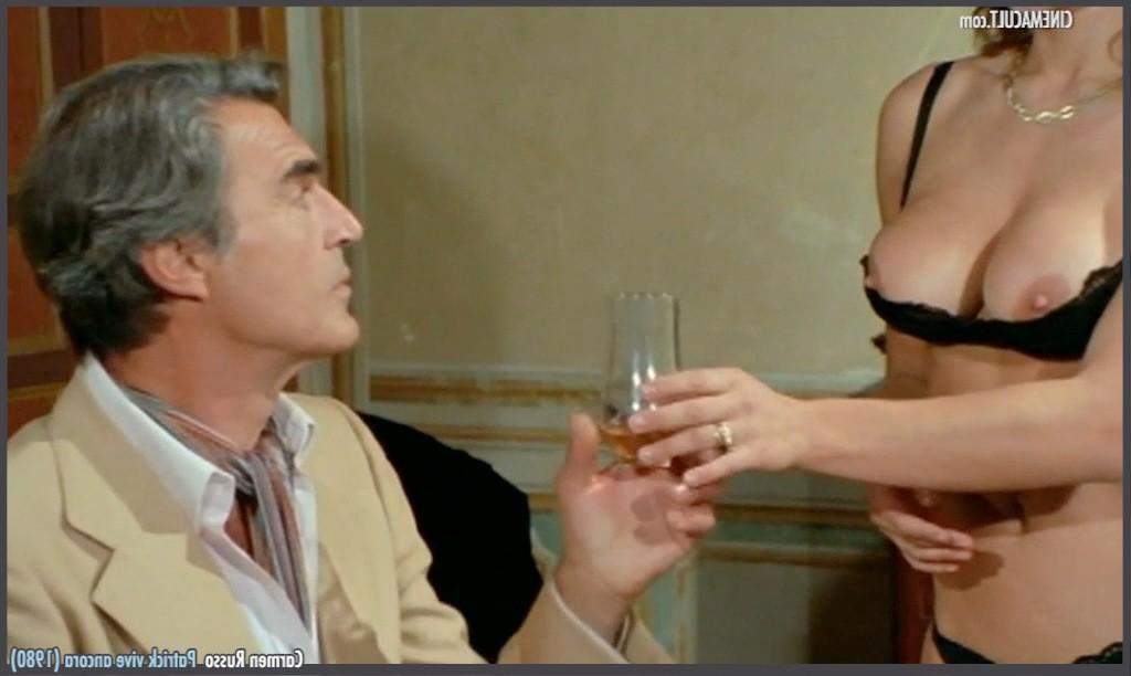 16P Italian busty actress Carmen Russo nude from a vintage movie