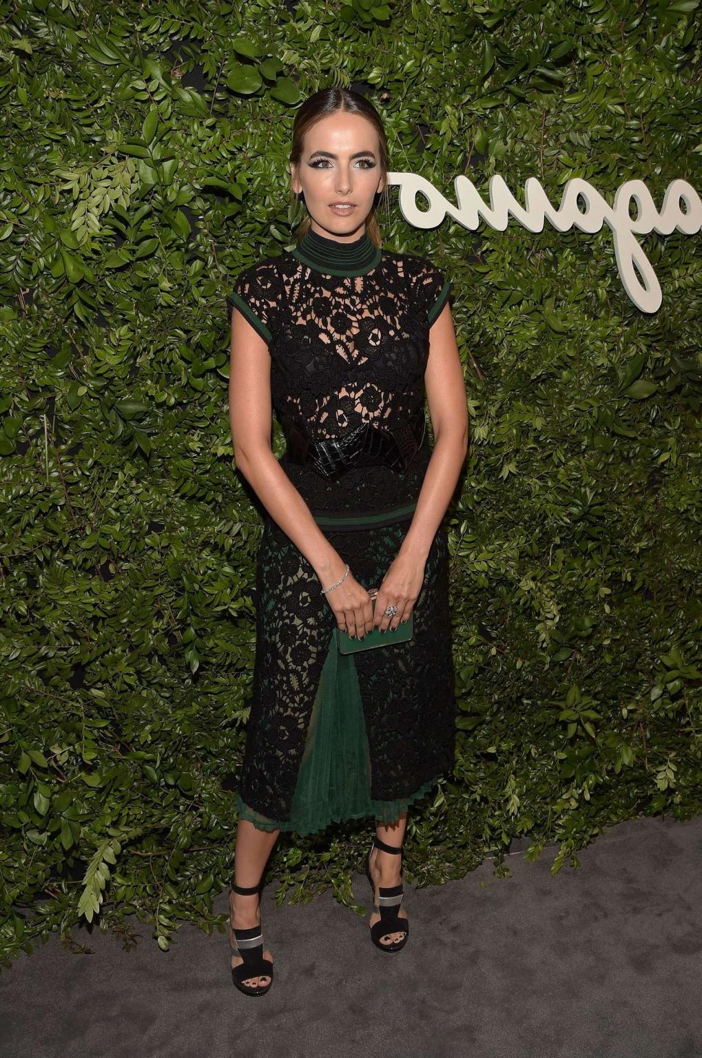 16P Camilla Belle busty and see through to bra