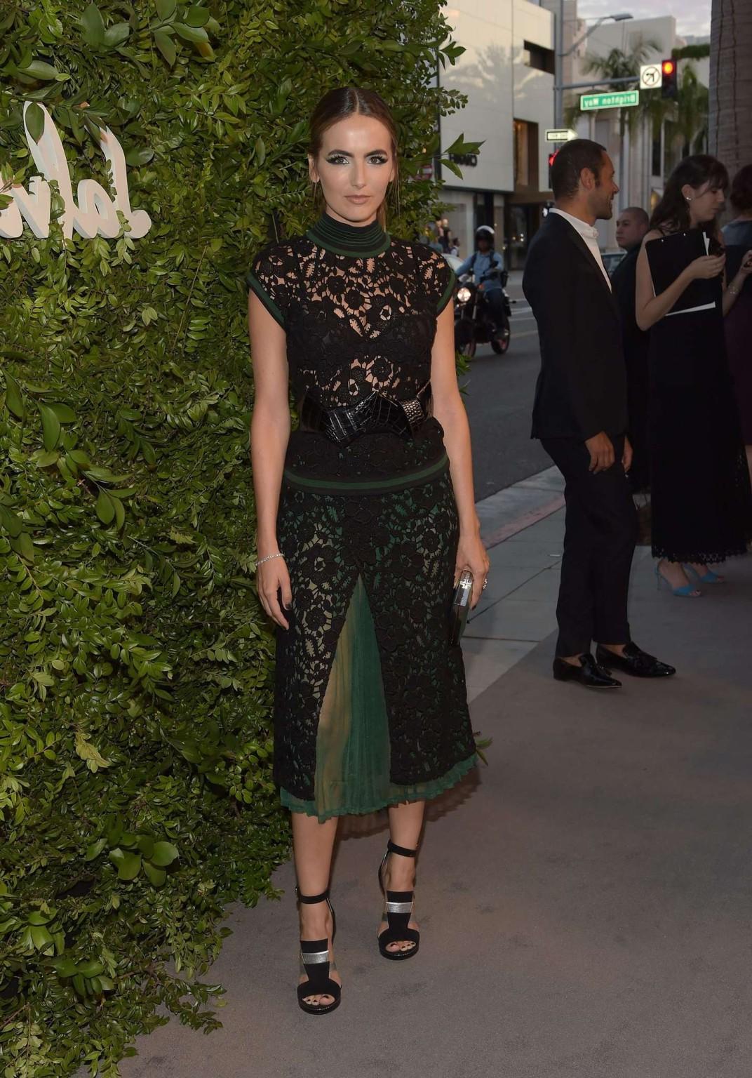 16P Camilla Belle busty and see through to bra
