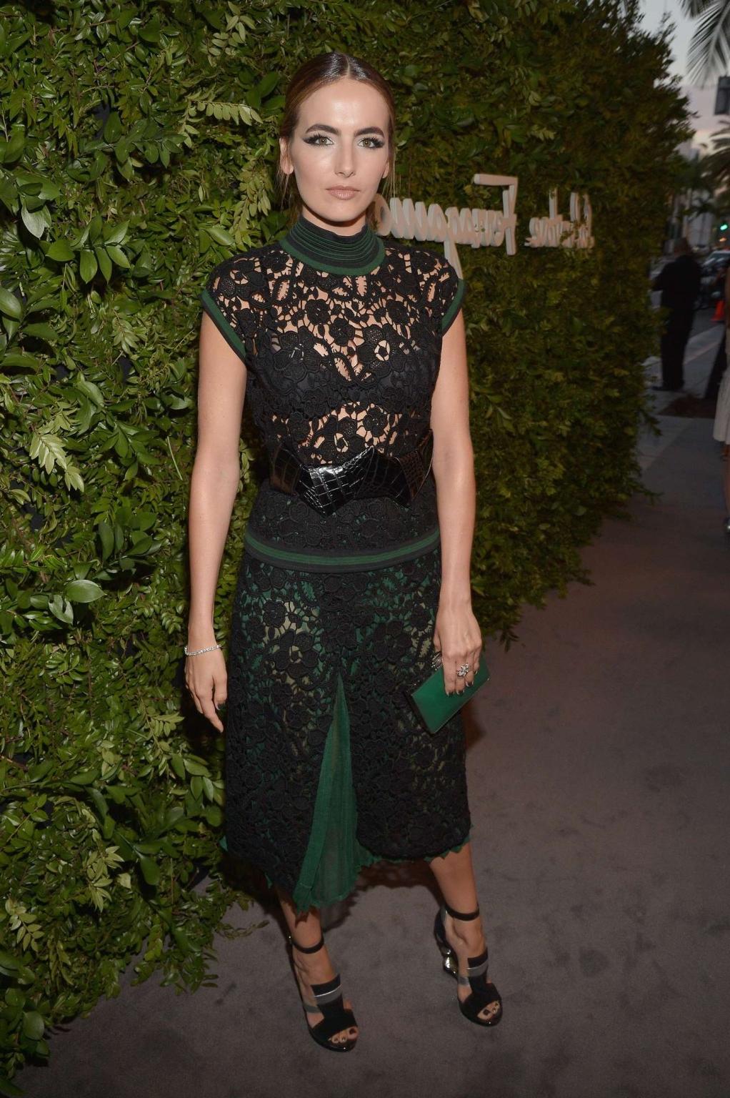 16P Camilla Belle busty and see through to bra