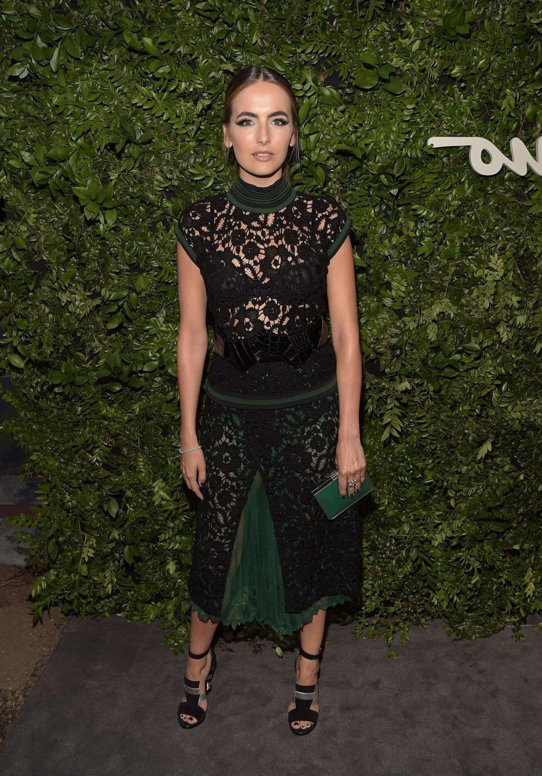 16P Camilla Belle busty and see through to bra