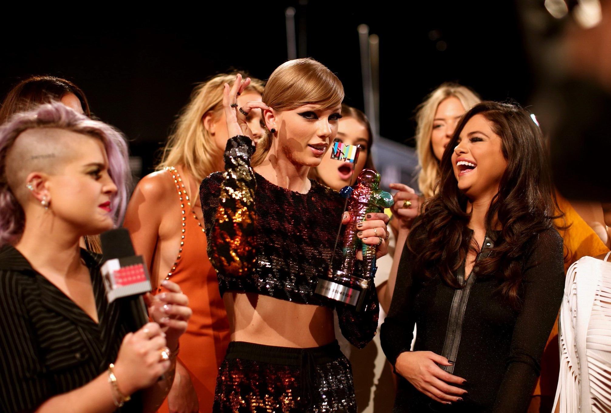 16P Selena Gomez see through to pasties at the MTV VMA