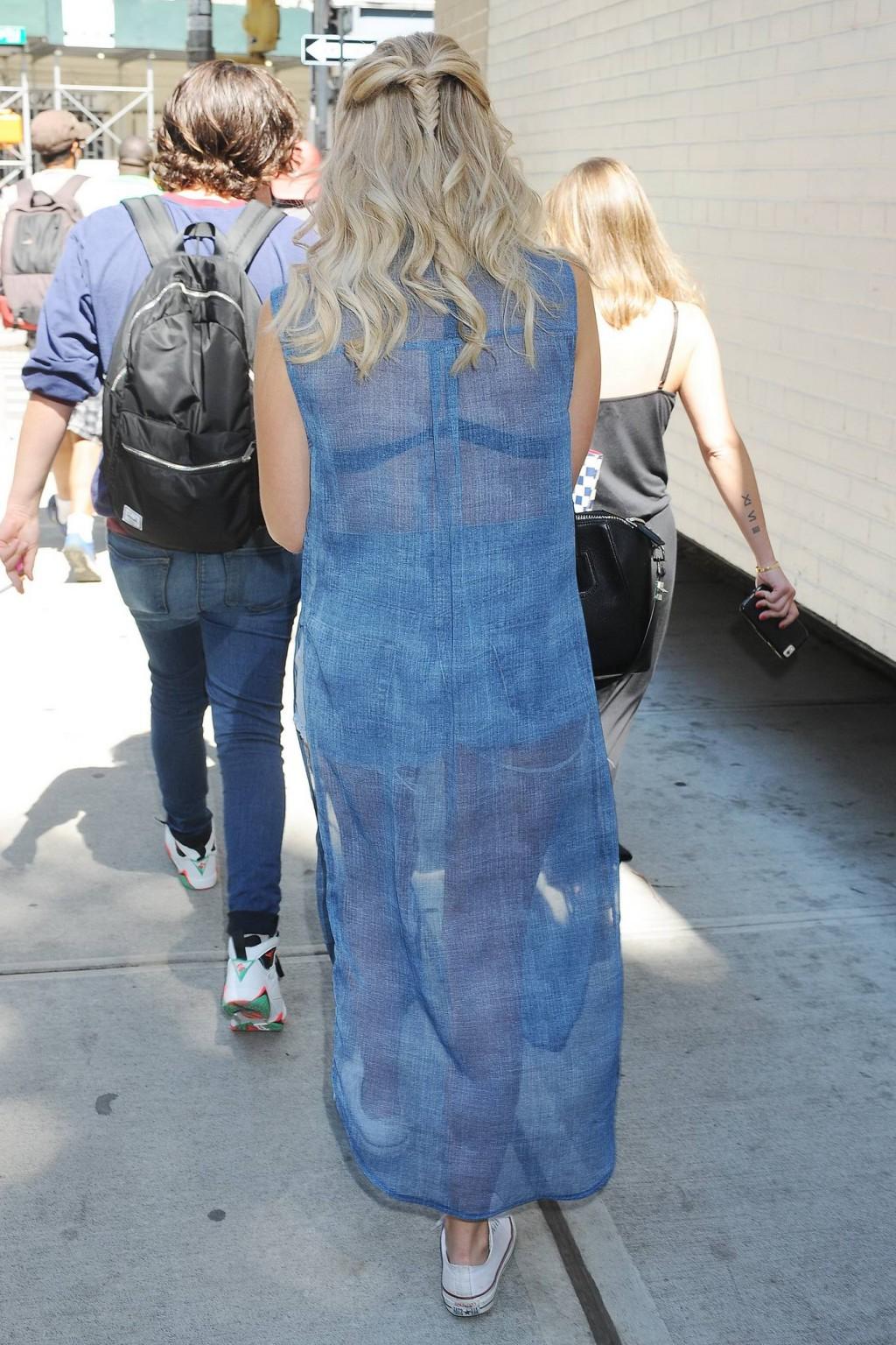16P Ashley Benson see through to bra and leggy