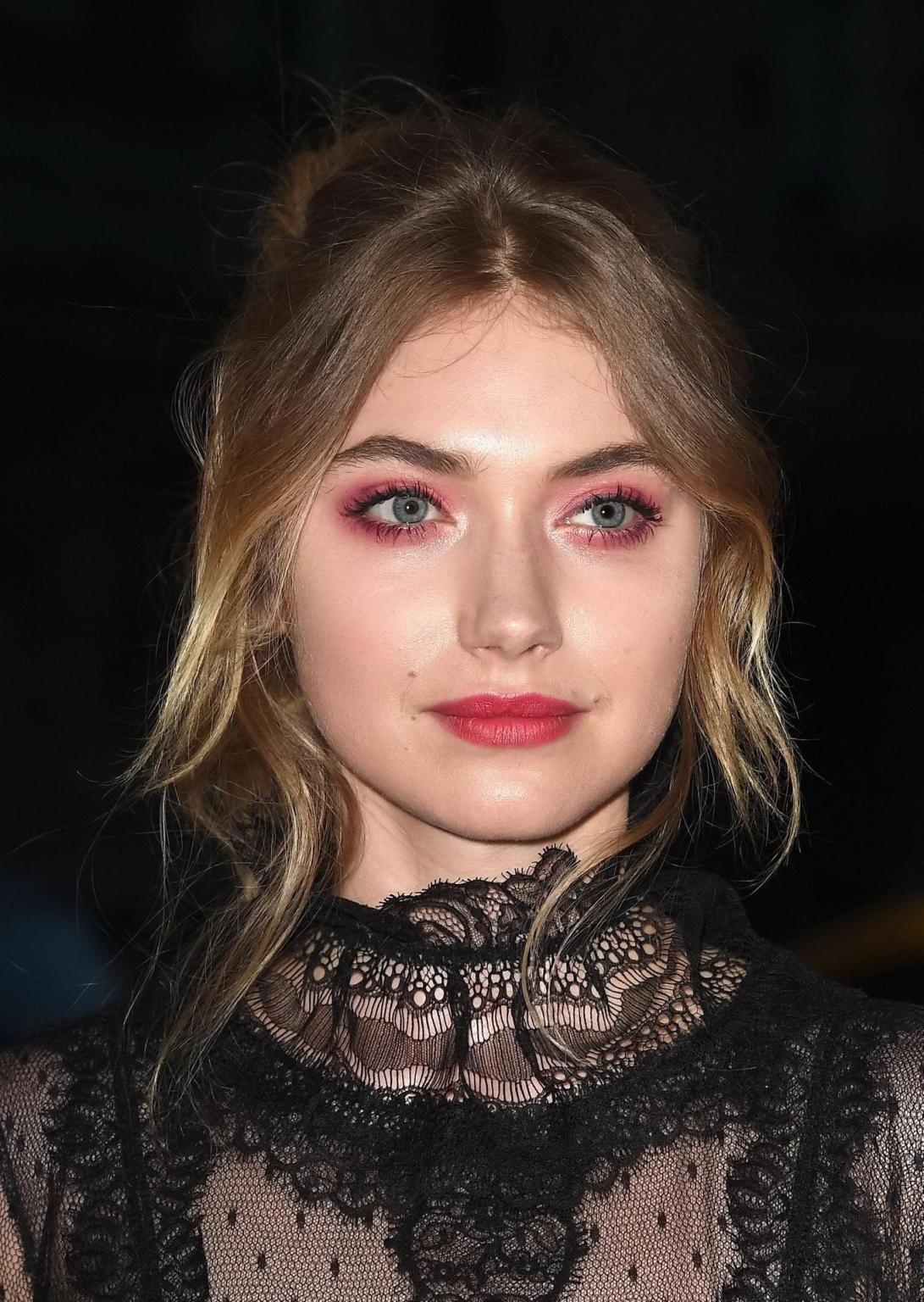 16P Imogen Poots see through to pasties and panties at China Through The Looking Gla