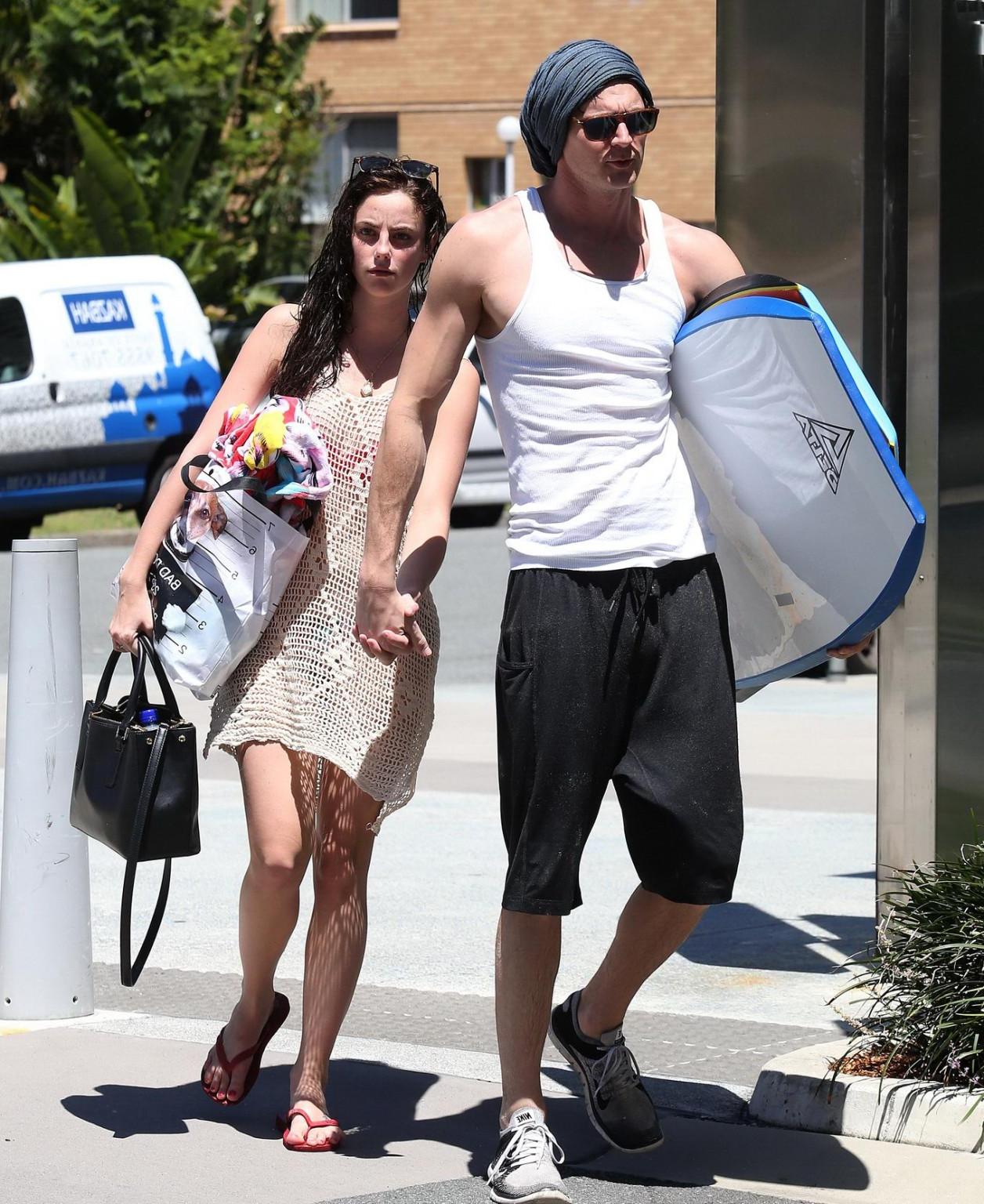 16P Kaya Scodelario see through to bikini out in Australia