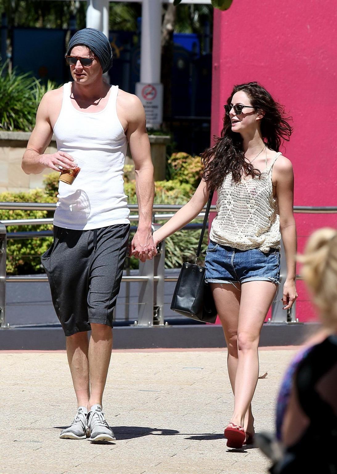 16P Kaya Scodelario see through to bikini out in Australia