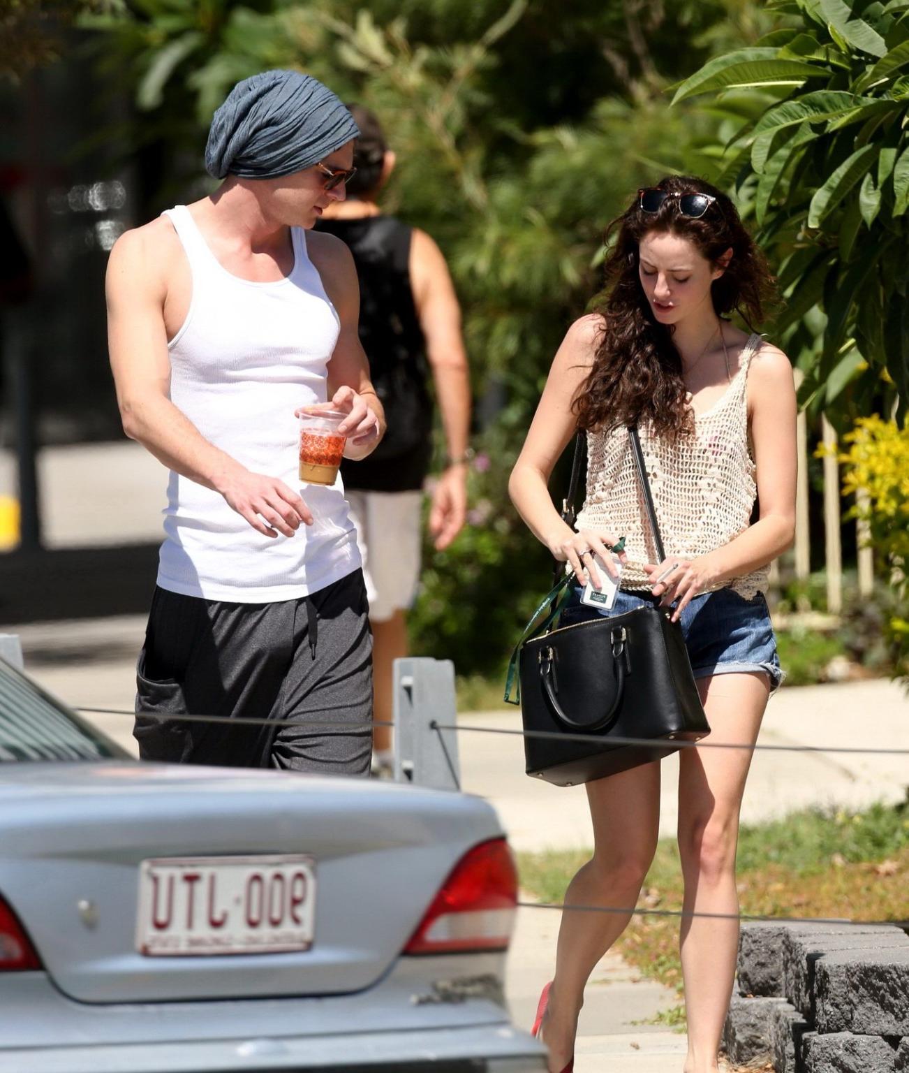 16P Kaya Scodelario see through to bikini out in Australia