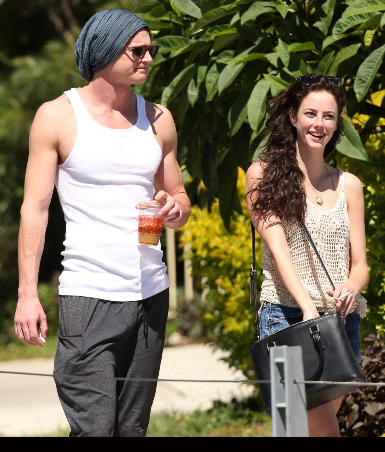 16P Kaya Scodelario see through to bikini out in Australia