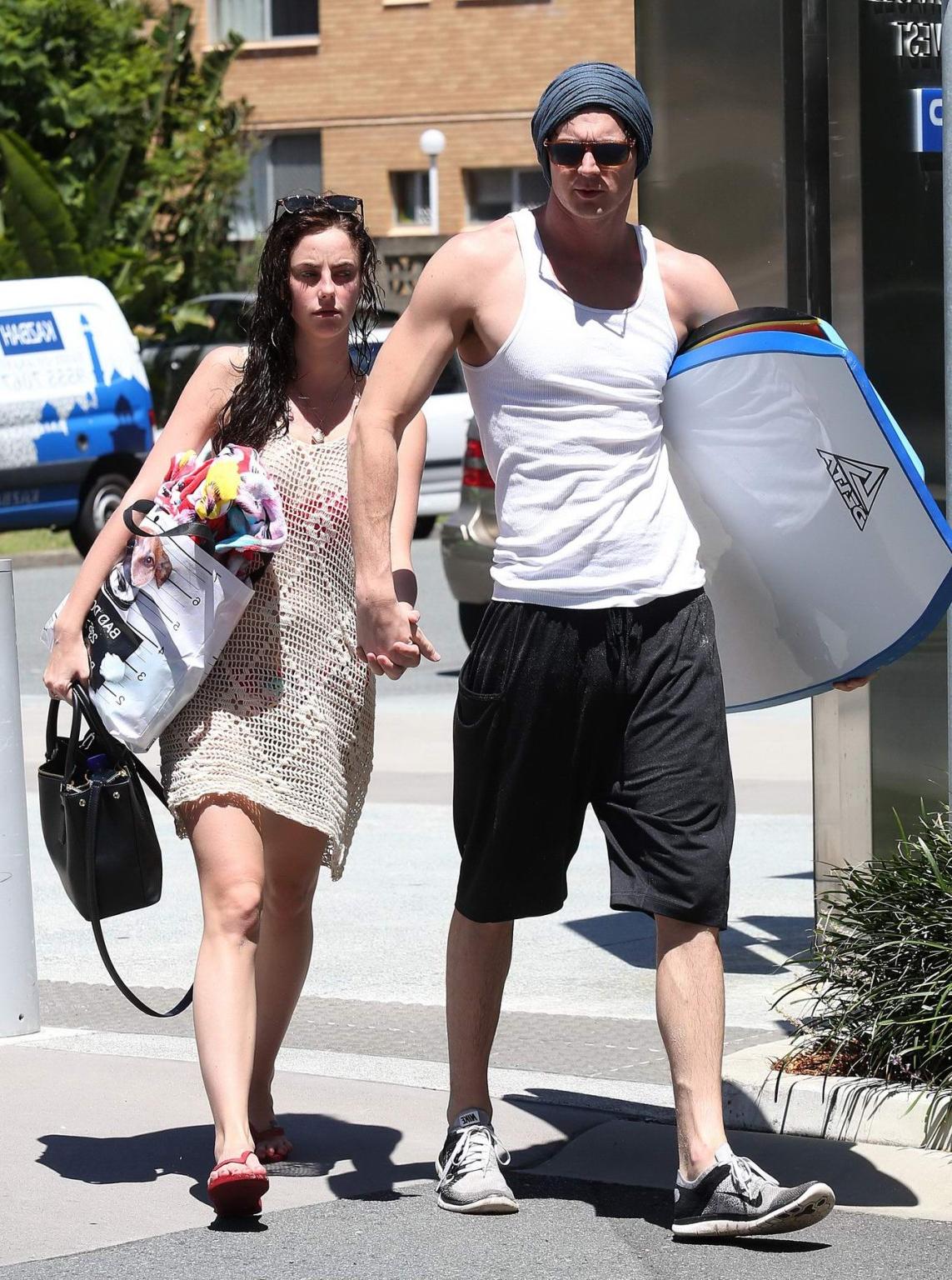16P Kaya Scodelario see through to bikini out in Australia