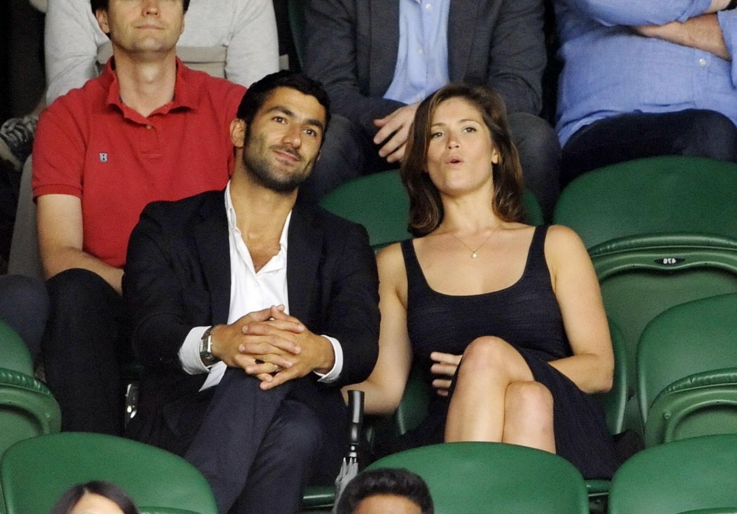 16P Gemma Arterton shows off her big boobs wearing a see through dress at Wimbledon 