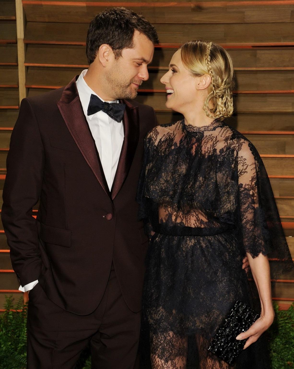 16P Diane Kruger wearing a see through dress at the Vanity Fair Oscar Party in Holly