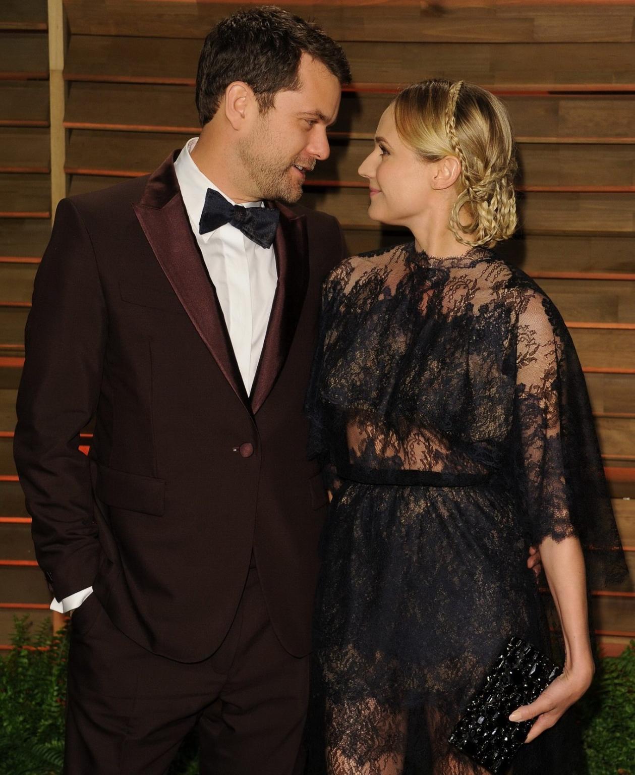 16P Diane Kruger wearing a see through dress at the Vanity Fair Oscar Party in Holly