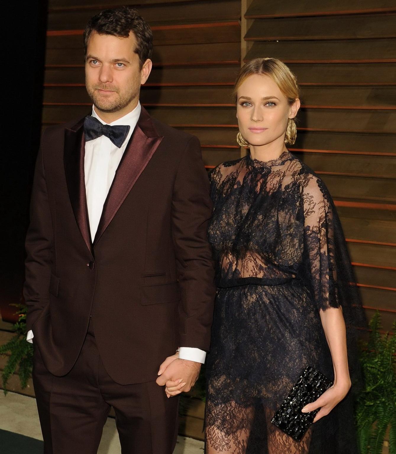 16P Diane Kruger wearing a see through dress at the Vanity Fair Oscar Party in Holly