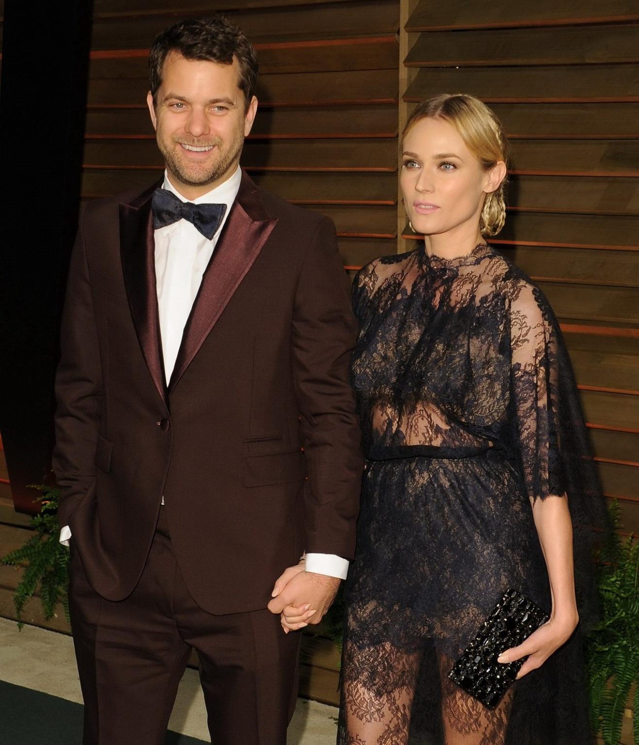 16P Diane Kruger wearing a see through dress at the Vanity Fair Oscar Party in Holly