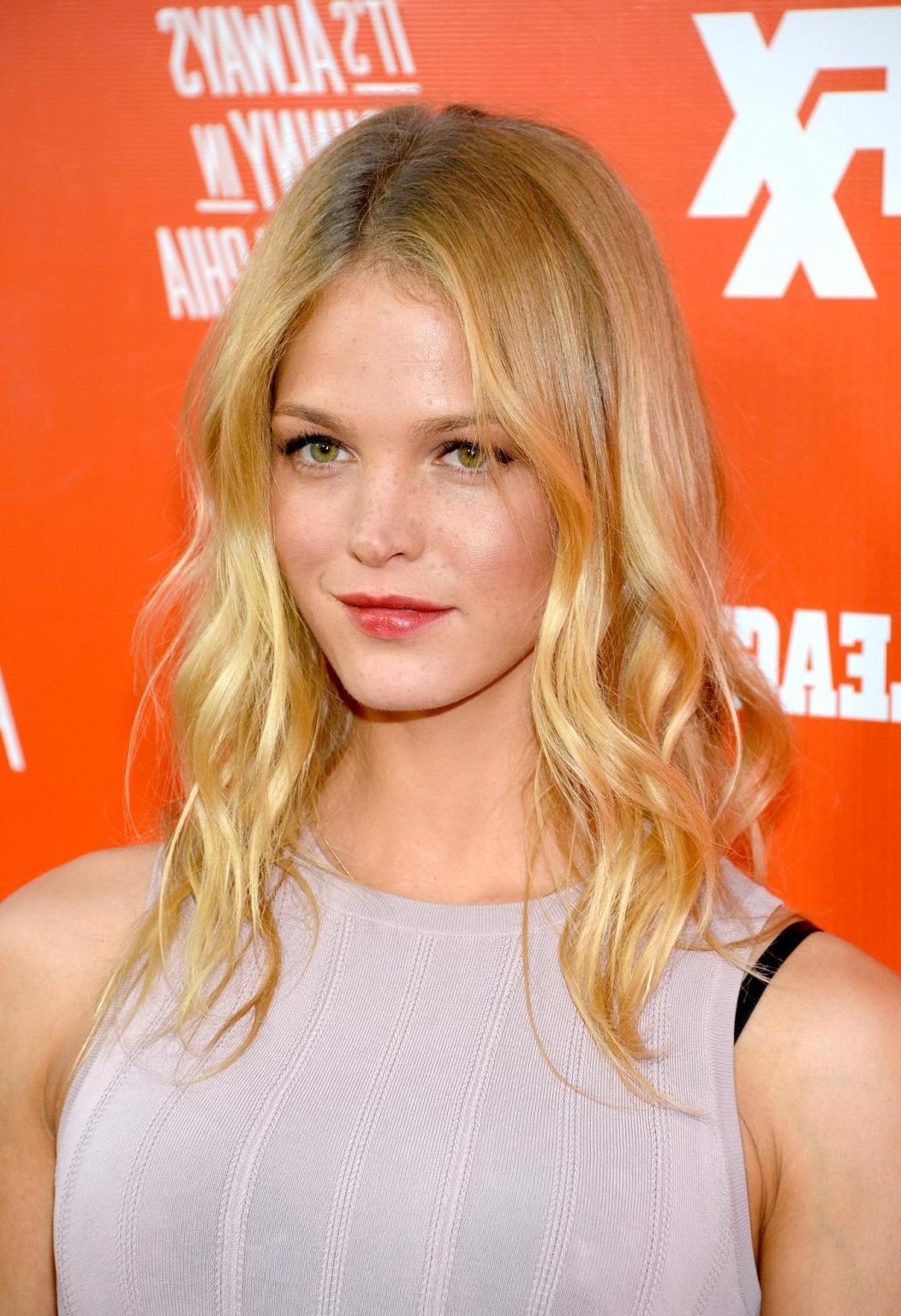 16P Erin Heatherton see through to bra at the FXX Network's 'It's Always Sunny In Ph