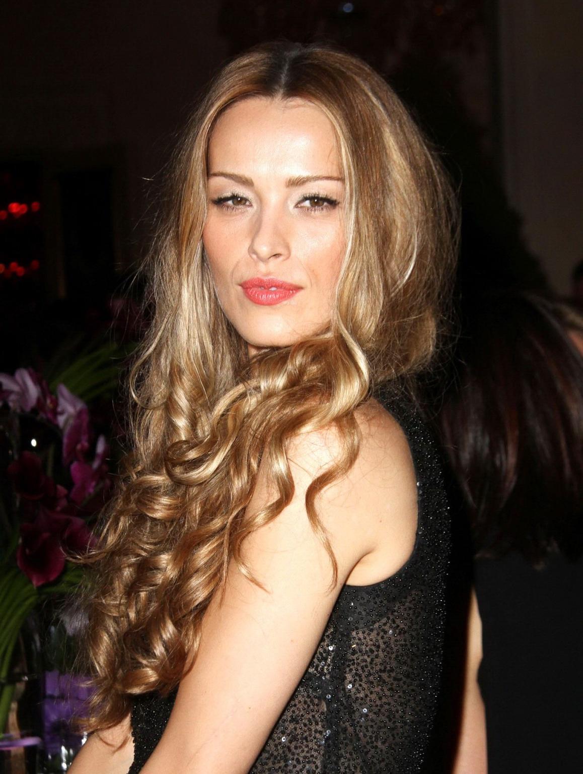 10P Petra Nemcova shows off her boobs wearing a see through dress at Bergdorf Goodma