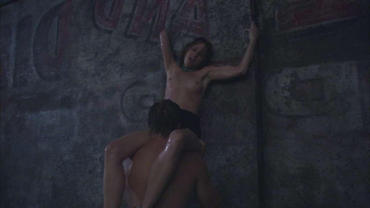 16P Nicky Aycox showing tits and gets her pussy licked by guy