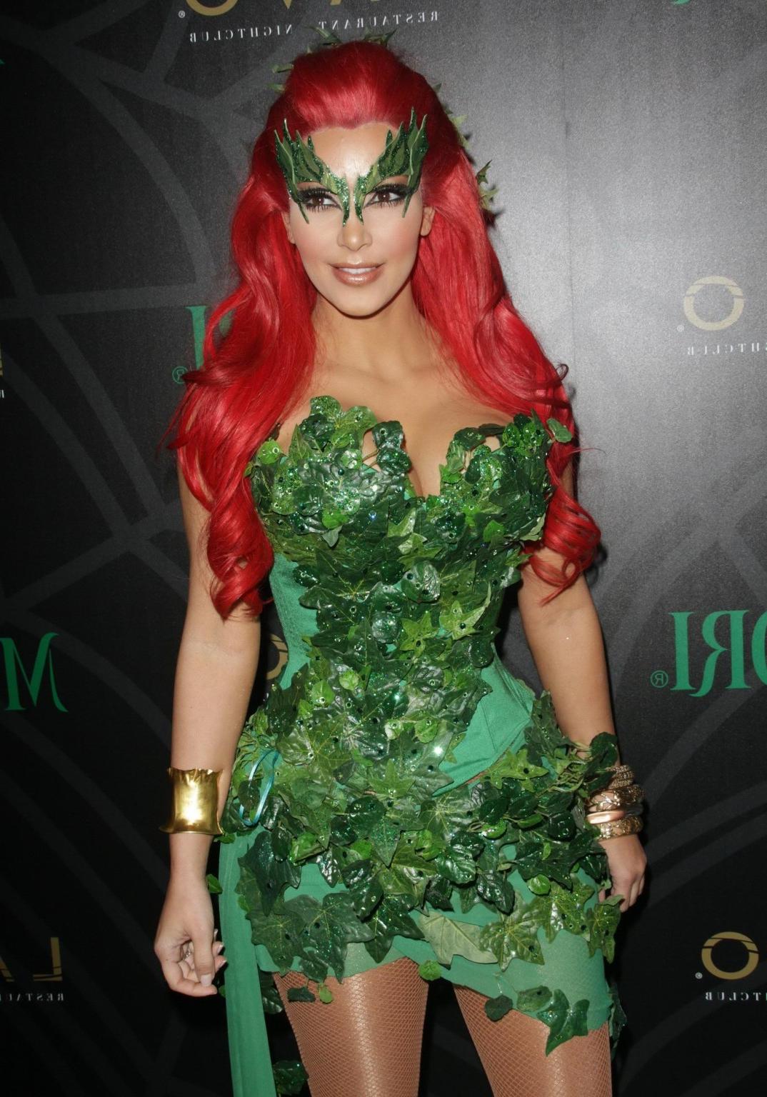 16P Kim Kardashian busty at Green Midory Halloween Party in Las Vegas