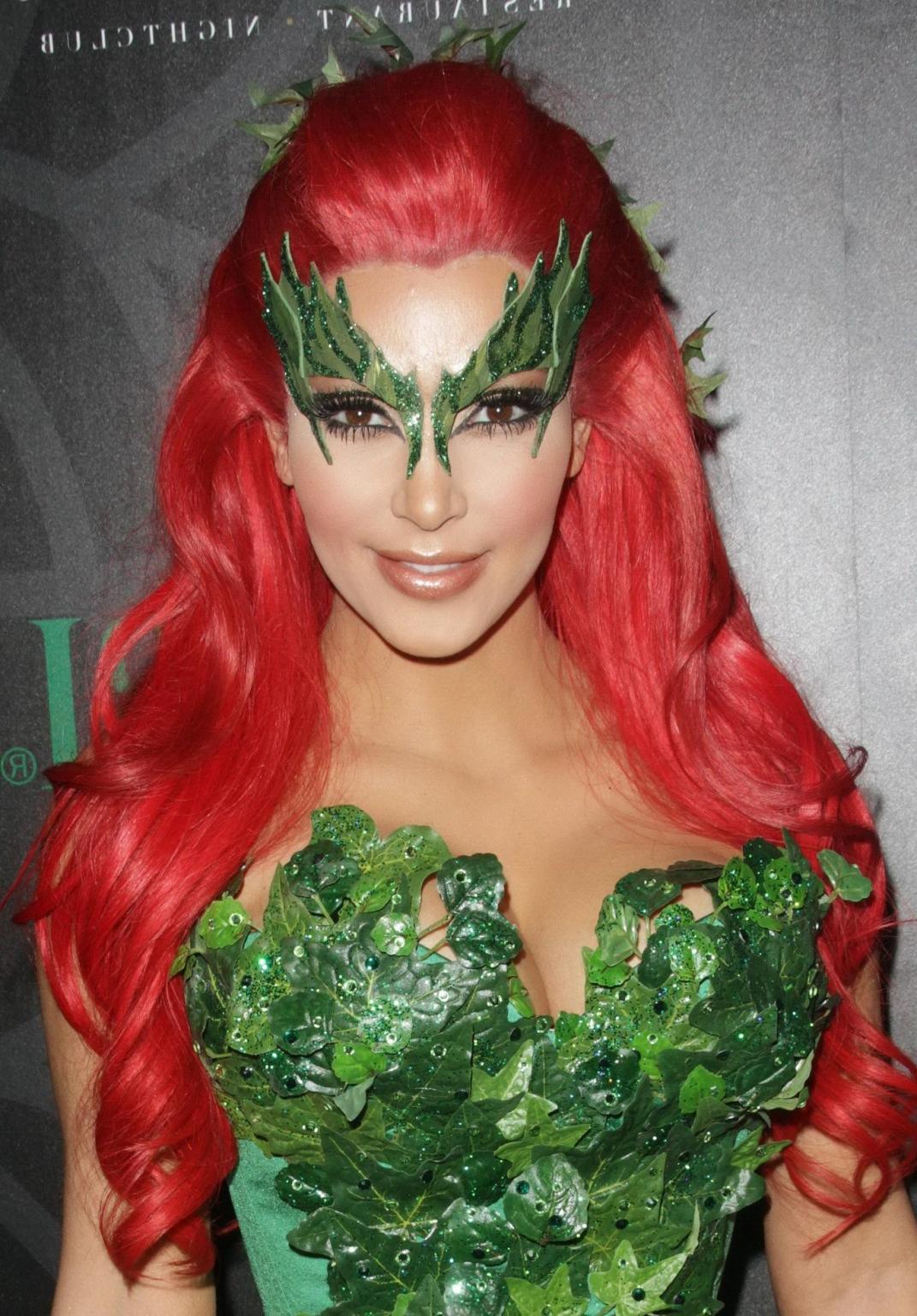 16P Kim Kardashian busty at Green Midory Halloween Party in Las Vegas