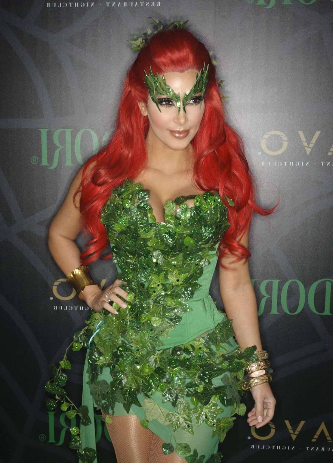 16P Kim Kardashian busty at Green Midory Halloween Party in Las Vegas