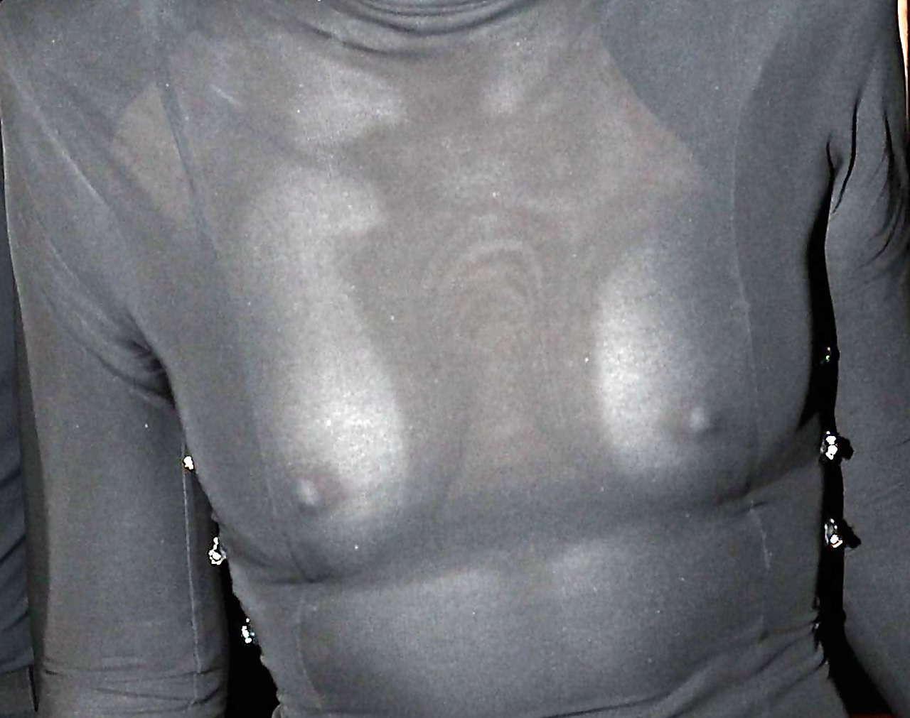 16P Natasha Bedingfield exposing her nice boobs in see thru dress