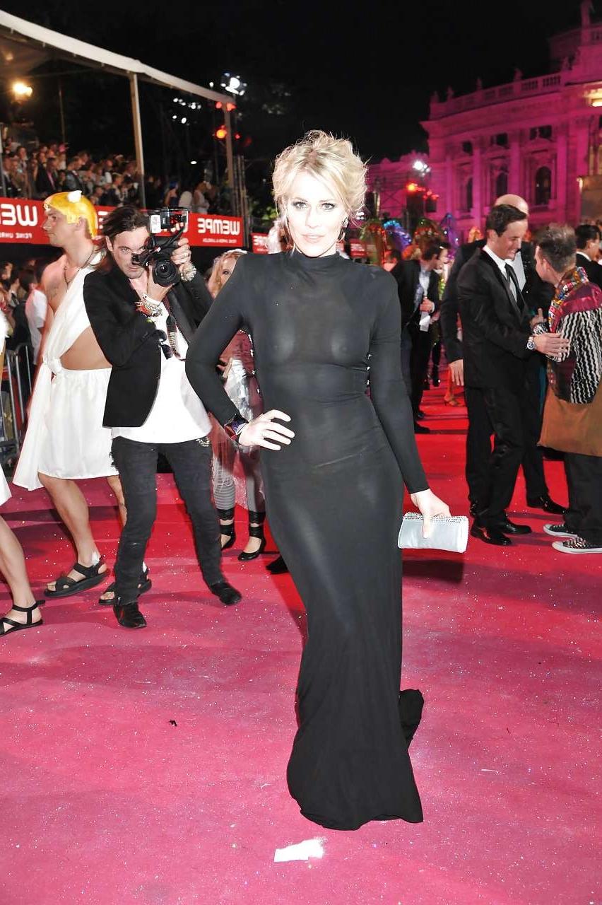 16P Natasha Bedingfield exposing her nice boobs in see thru dress