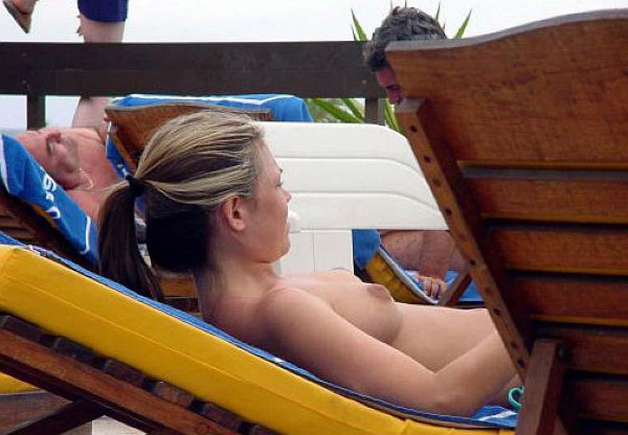 10P Adele Silva showing her nice big boobs on beach and great ass in thong in see th