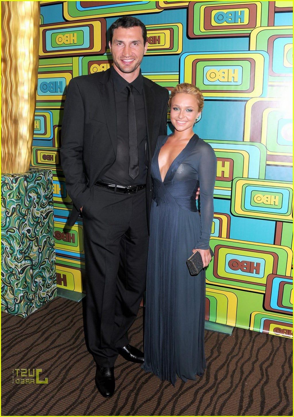 16P Hayden Panettiere wearing just nip stickers under see-through dress