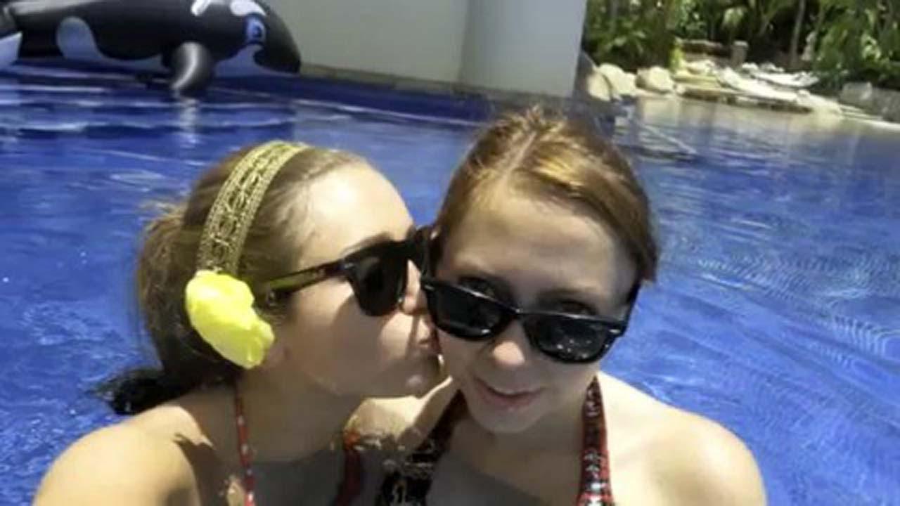 10P Miley Cyrus in personal photos on vacation and sexy in see thru dress paparazzi 
