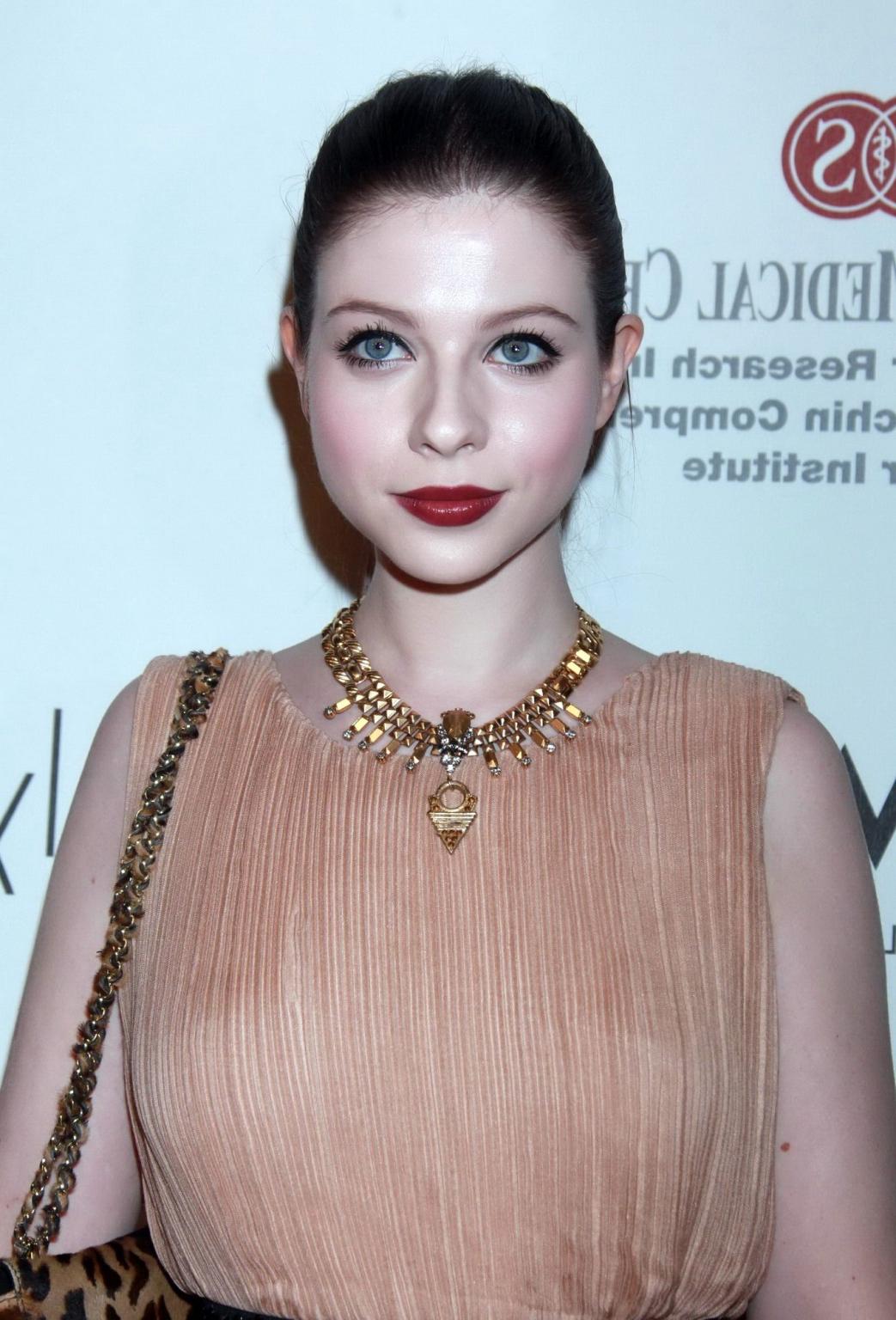 16P Michelle Trachtenberg braless wearing slightly see-through top at 6th Annual Pin