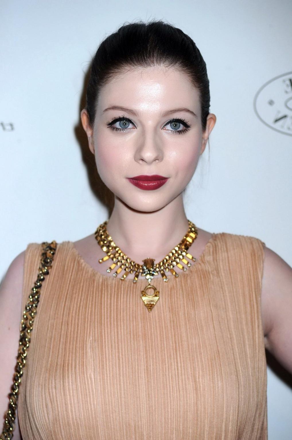 16P Michelle Trachtenberg braless wearing slightly see-through top at 6th Annual Pin