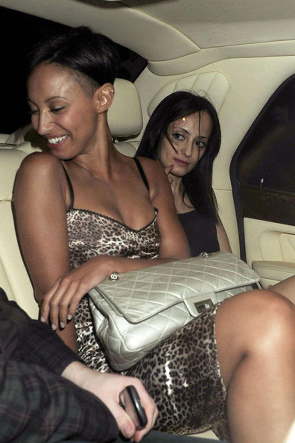 16P Amelle Berrabah in see thru dress and in bikini paparazzi pictures