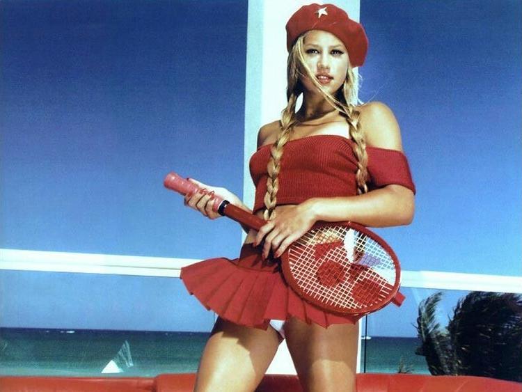 15P Anna Kournikova nasty ass and hot nude tits