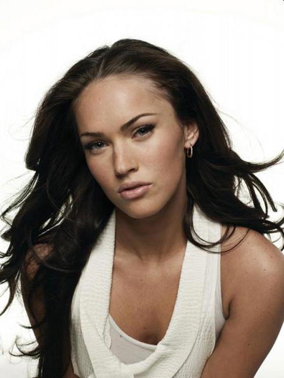 15P Megan Fox wearing nice see thru shirt