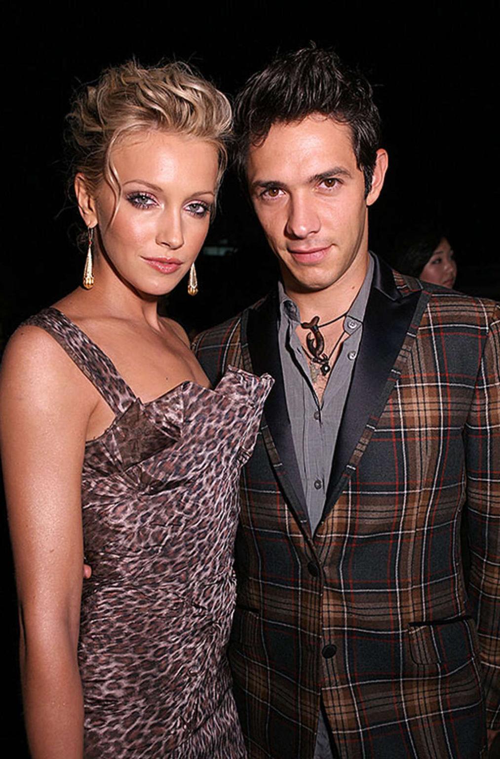 10P Katie Cassidy posing very sexy in see thru dress paparazzi pictures