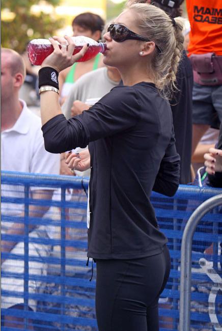 15P Anna Kournikova tattoo on her back and her ass