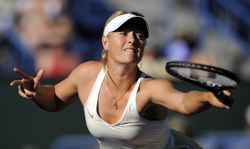 16P Maria Sharapova downblouse on court and upskirt paparazzi pictures