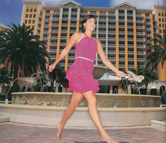 16P Ana Ivanovic showing her pookies and downblouse paparazzi pics