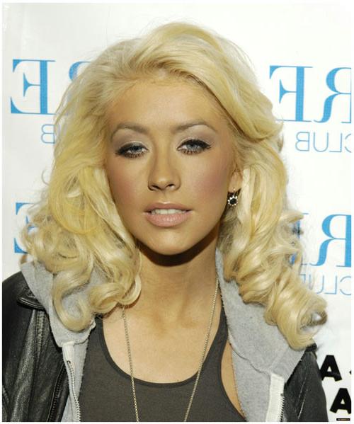 16P Christina Aguilera posing nude and see thru dress paparazzi pics