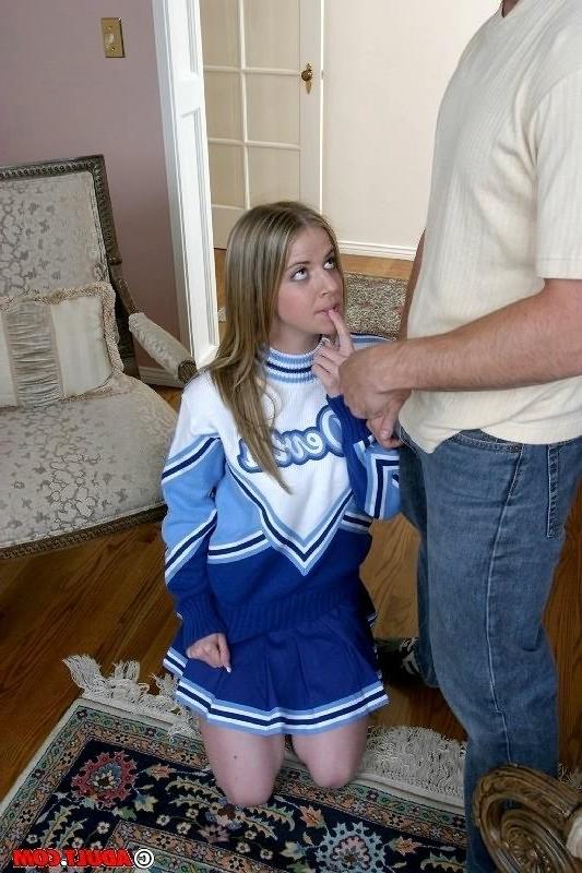16P Two dicks testing cheerleader teen Anita Blue and drilling her fuck holes