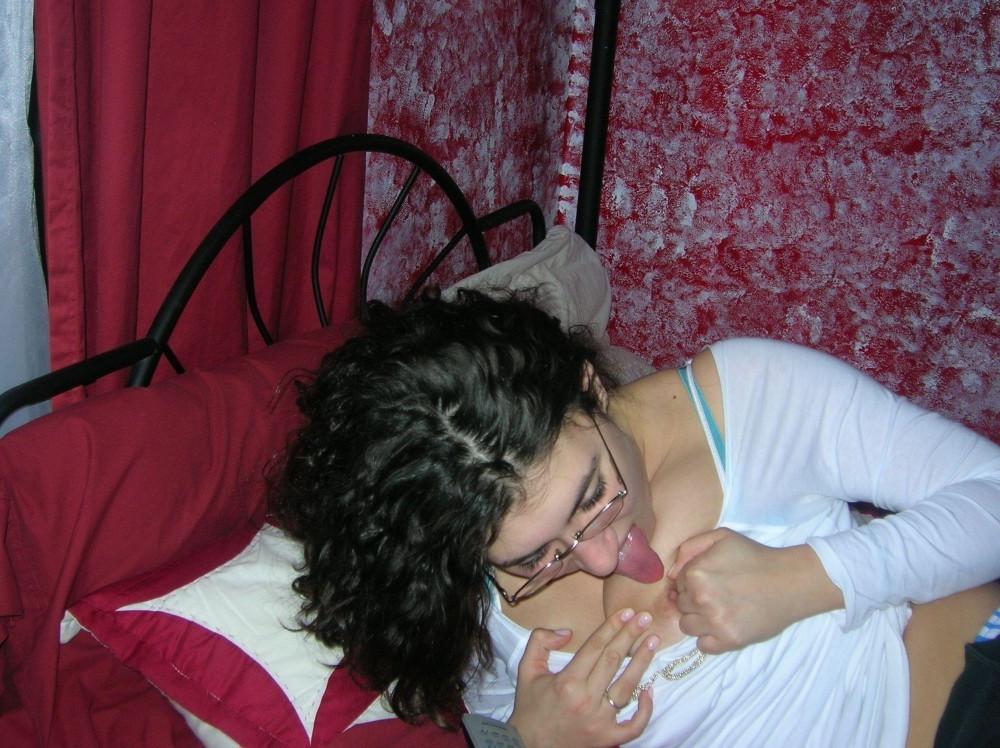 12P Busty Italian Sucks Dick