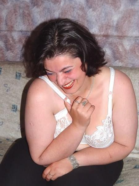 17P Shy happy plumper posing
